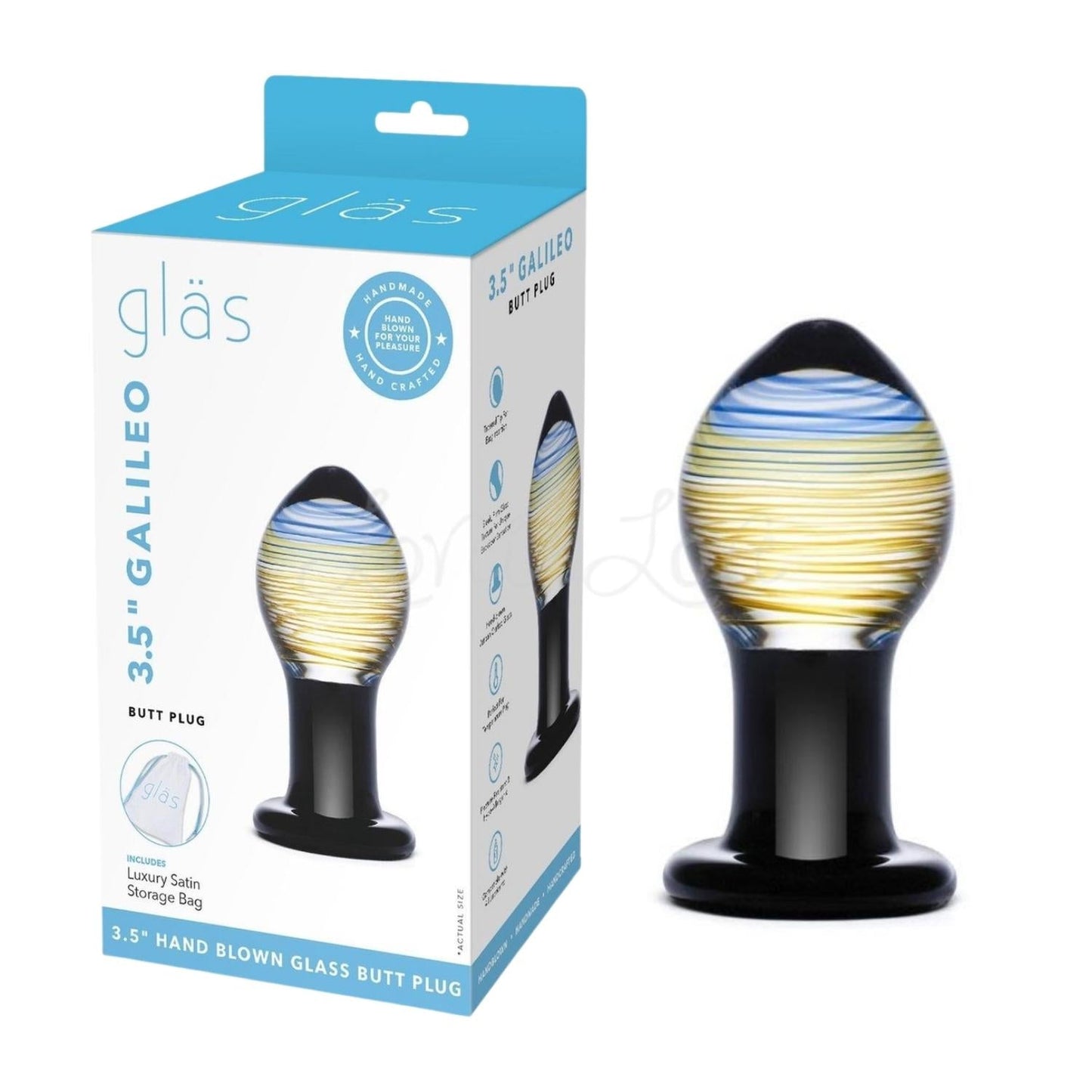 Glas Galileo Butt Plug 3.5 Inch