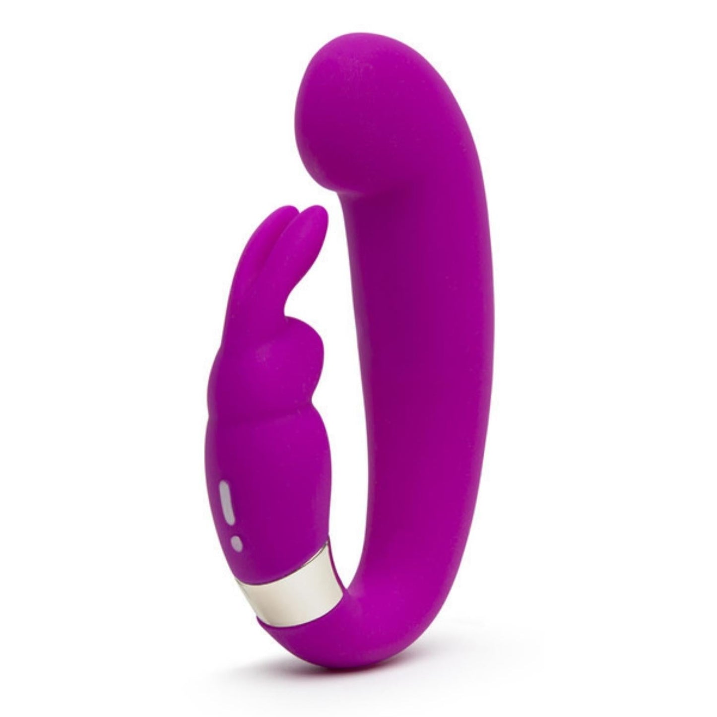 Happy Rabbit Mini G-Spot Clitoral Curve Vibrator Purple (Limited Period Sale)