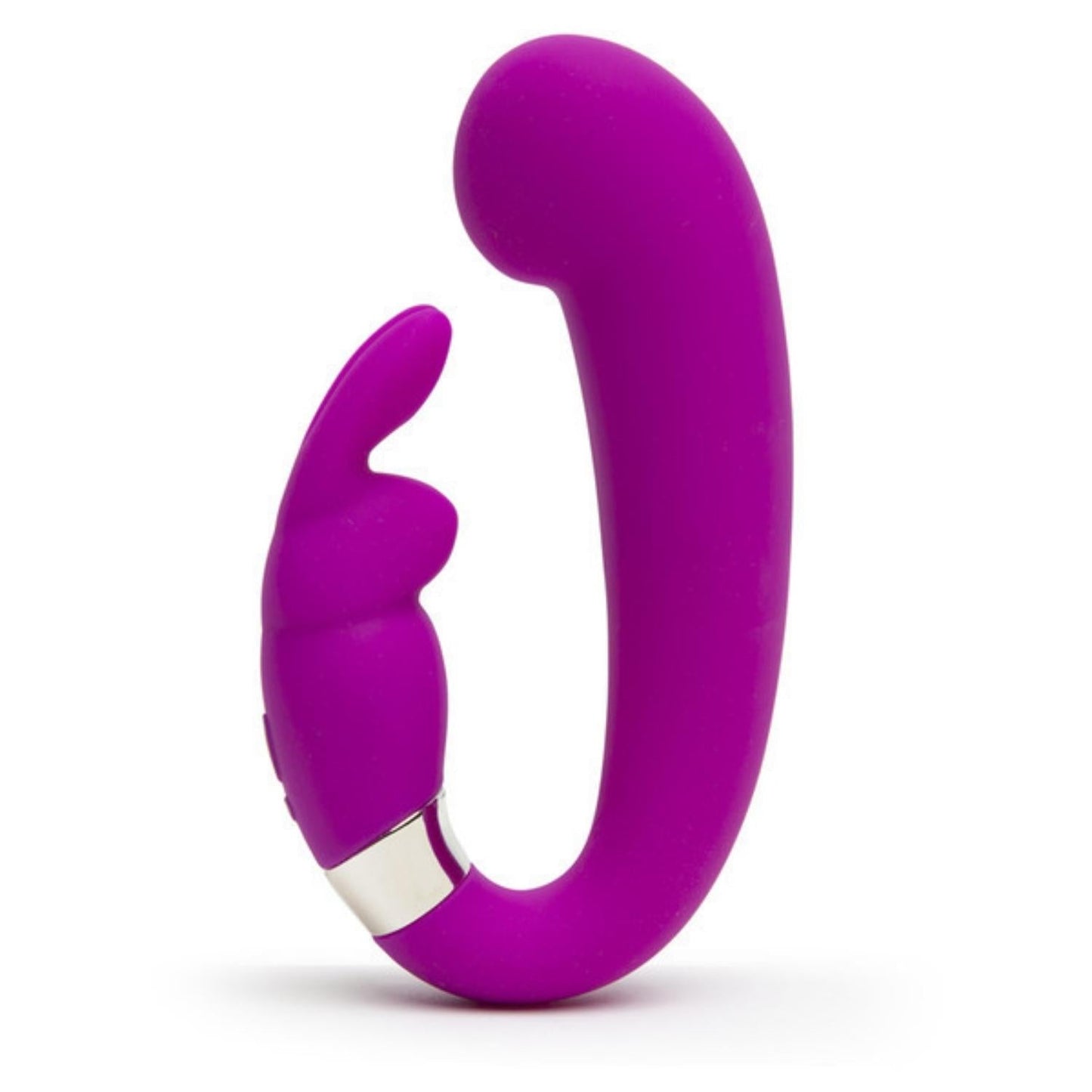 Happy Rabbit Mini G-Spot Clitoral Curve Vibrator Purple (Limited Period Sale)