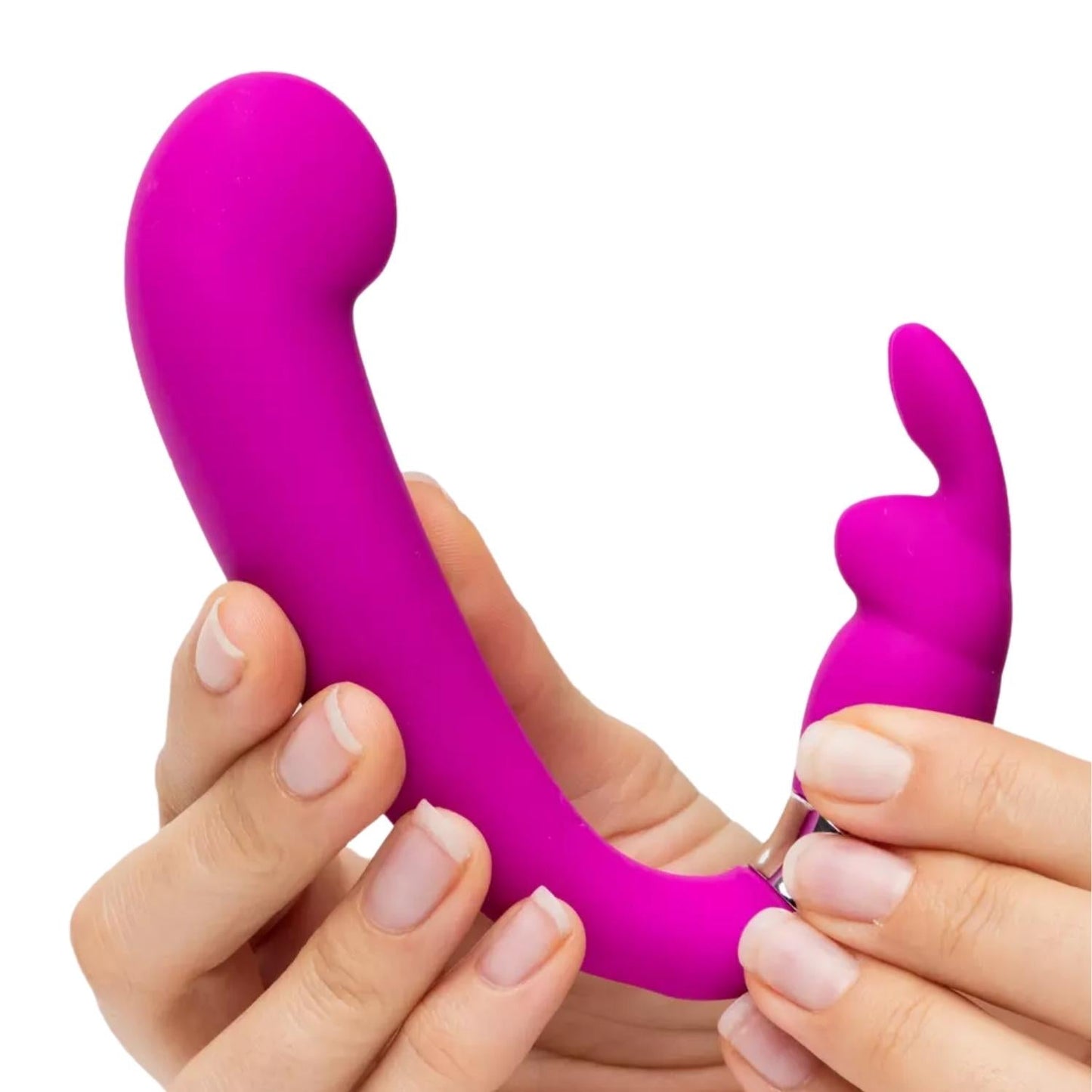 Happy Rabbit Mini G-Spot Clitoral Curve Vibrator Purple (Limited Period Sale)