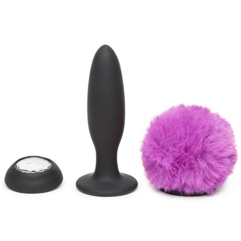 Happy Rabbit Rechargeable Vibrating Butt Plug Purple