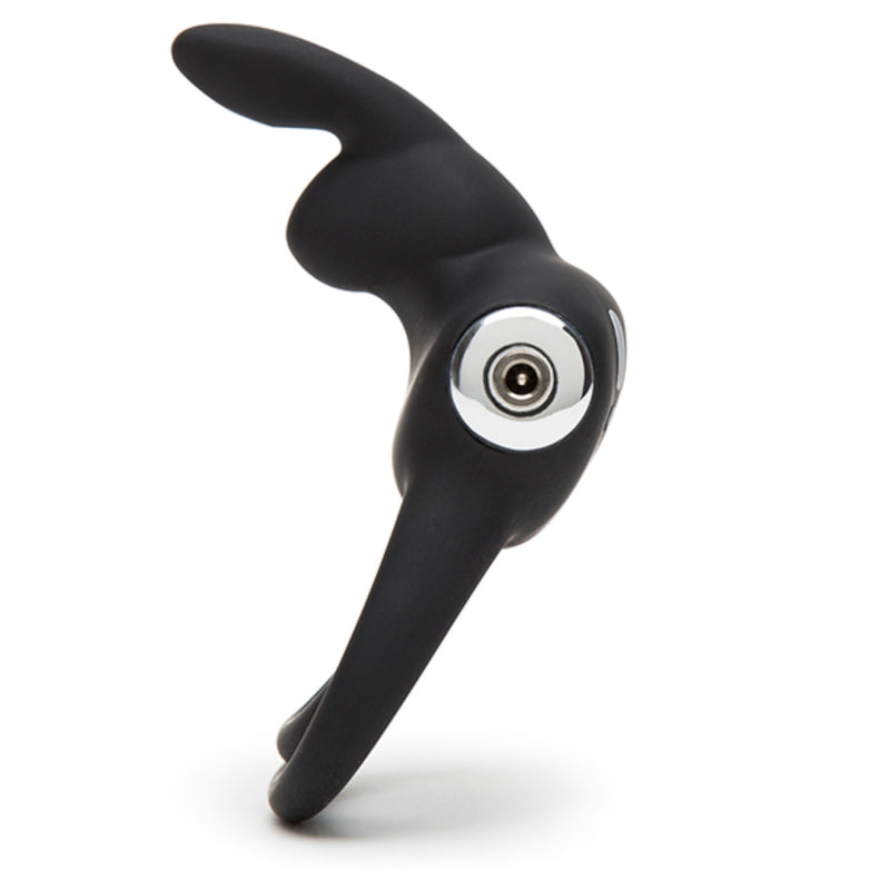 Happy Rabbit Stimulating Rabbit Love Ring Black or Vibrating Rabbit Cock Ring Pink
