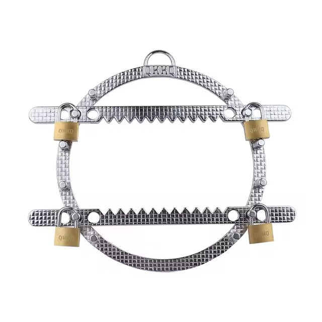 Heavy Stainless Steel Breast Bondage BDSM Hard Restraints #W8177