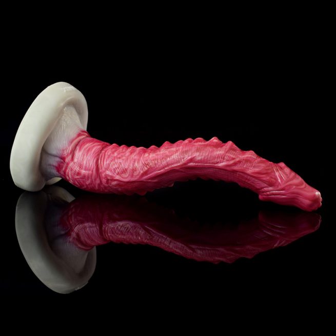 Hellfire Snake Large Fantasy Silicone Dildo with Suction Cup 10.4 Inch [Limited Time Offer]