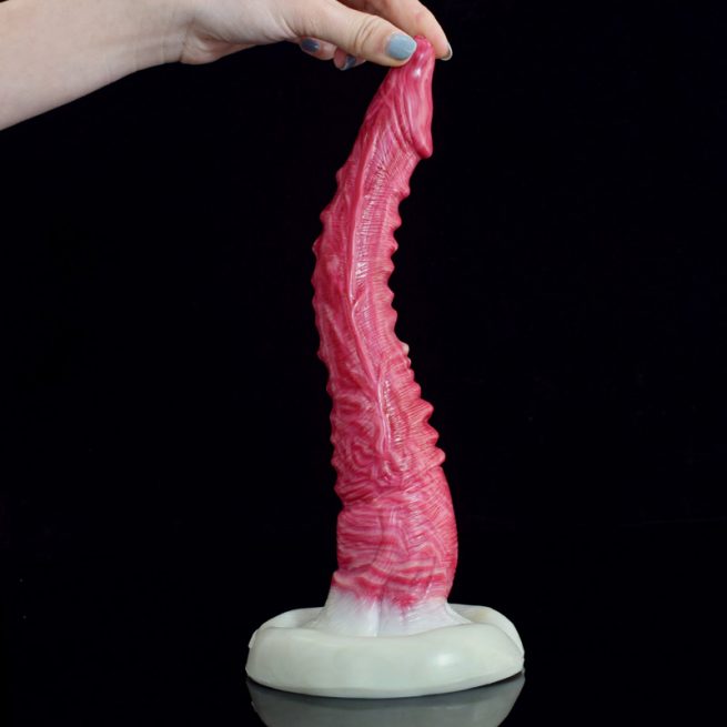 Hellfire Snake Large Fantasy Silicone Dildo with Suction Cup 10.4 Inch [Limited Time Offer]