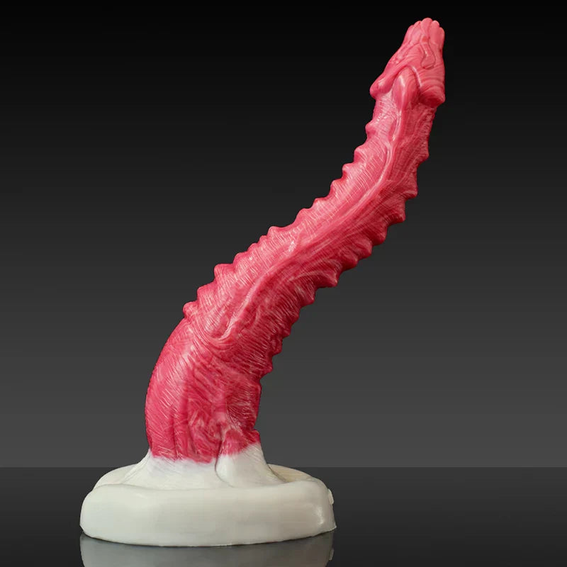 Hellfire Snake Large Fantasy Silicone Dildo with Suction Cup 10.4 Inch [Limited Time Offer]