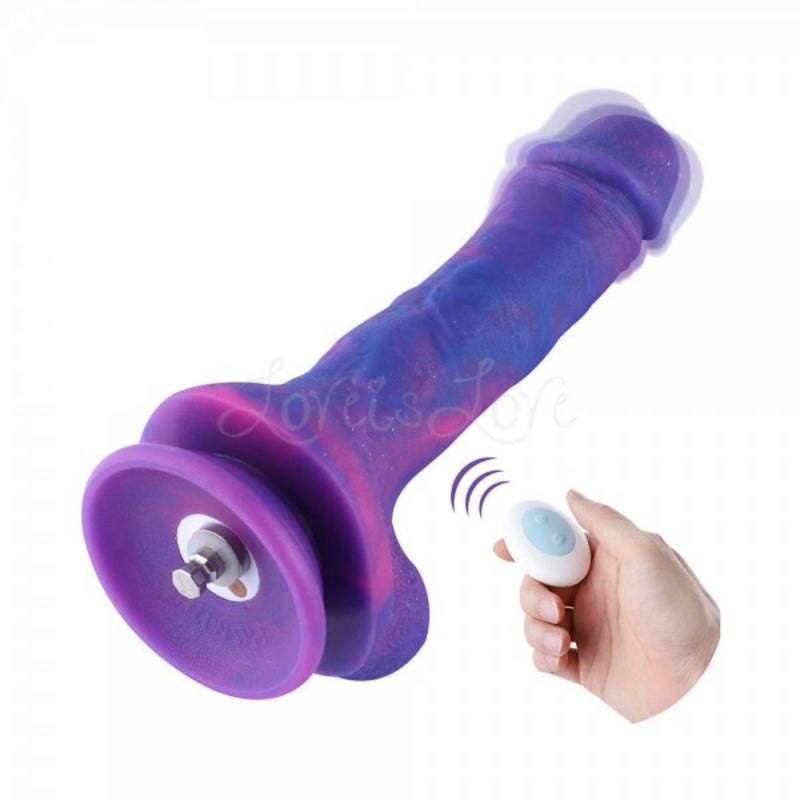 Hismith 8.3��?Dream Sky Silicone Dong?Vibrating Dildo with 3 Speeds + 4 Modes with KlicLok System