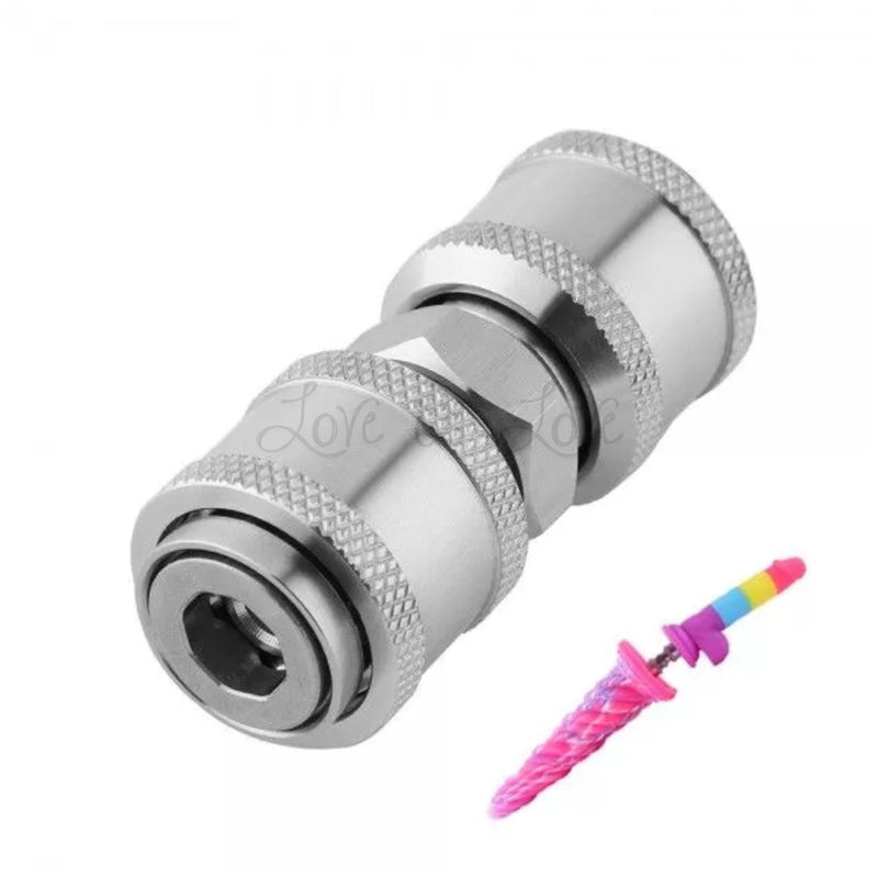 Hismith?Double Ended Dildo Adapter for Lesbians?KlicLok System Dual-Co