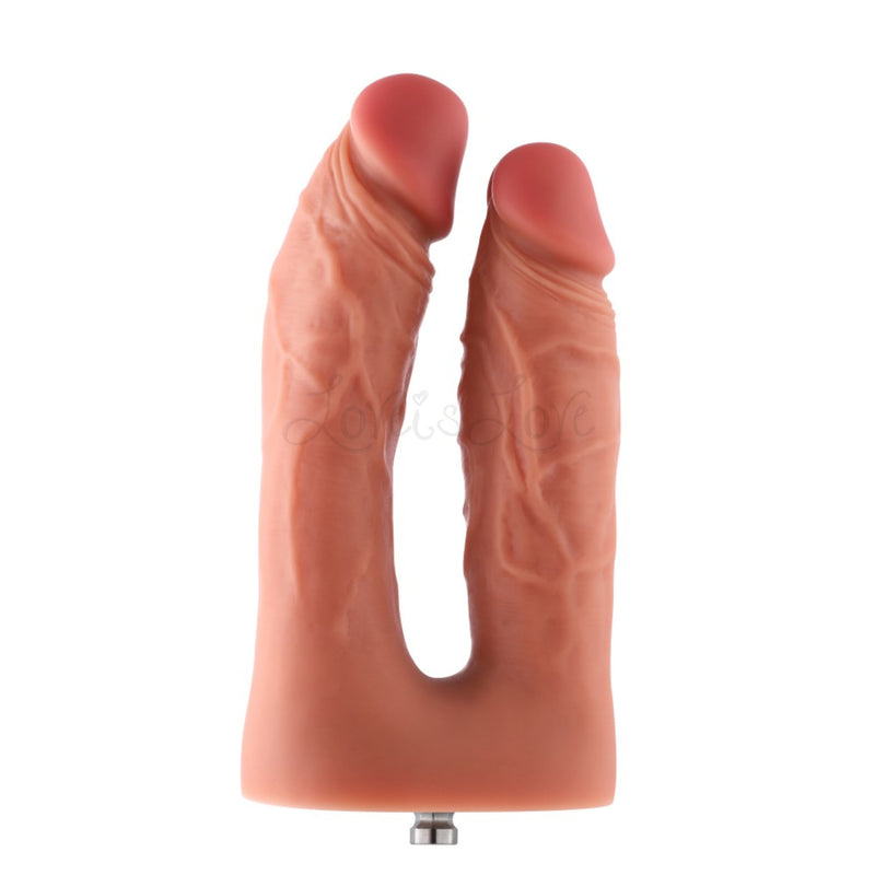 Hismith Lifelike Realistic Double Penetrator KlicLok Dildo