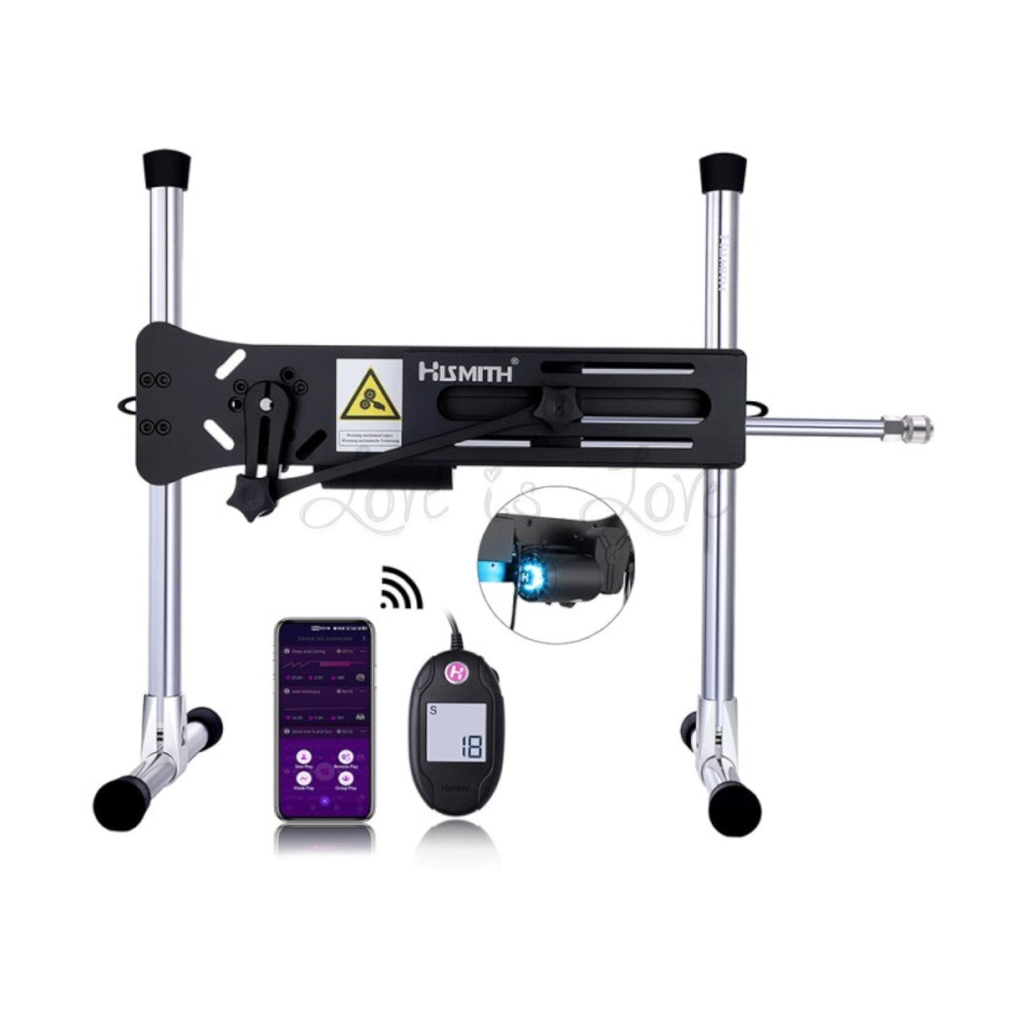 Hismith Premium 4.0 Sex Machine with Modular Design & Motor LED Light Love Machine (Limited Period Sale)
