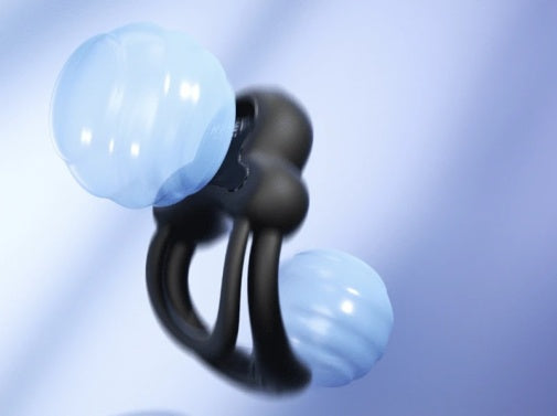 Honey?Play Box?Anello App-Controlled Vibrating Double Cock Ring with Clitoral Stimulator