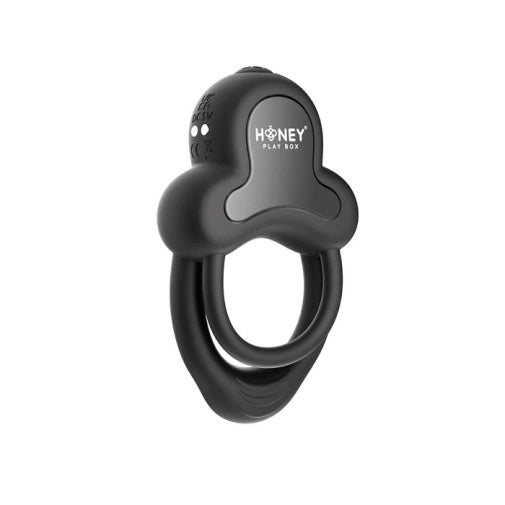 Honey?Play Box?Anello App-Controlled Vibrating Double Cock Ring with Clitoral Stimulator