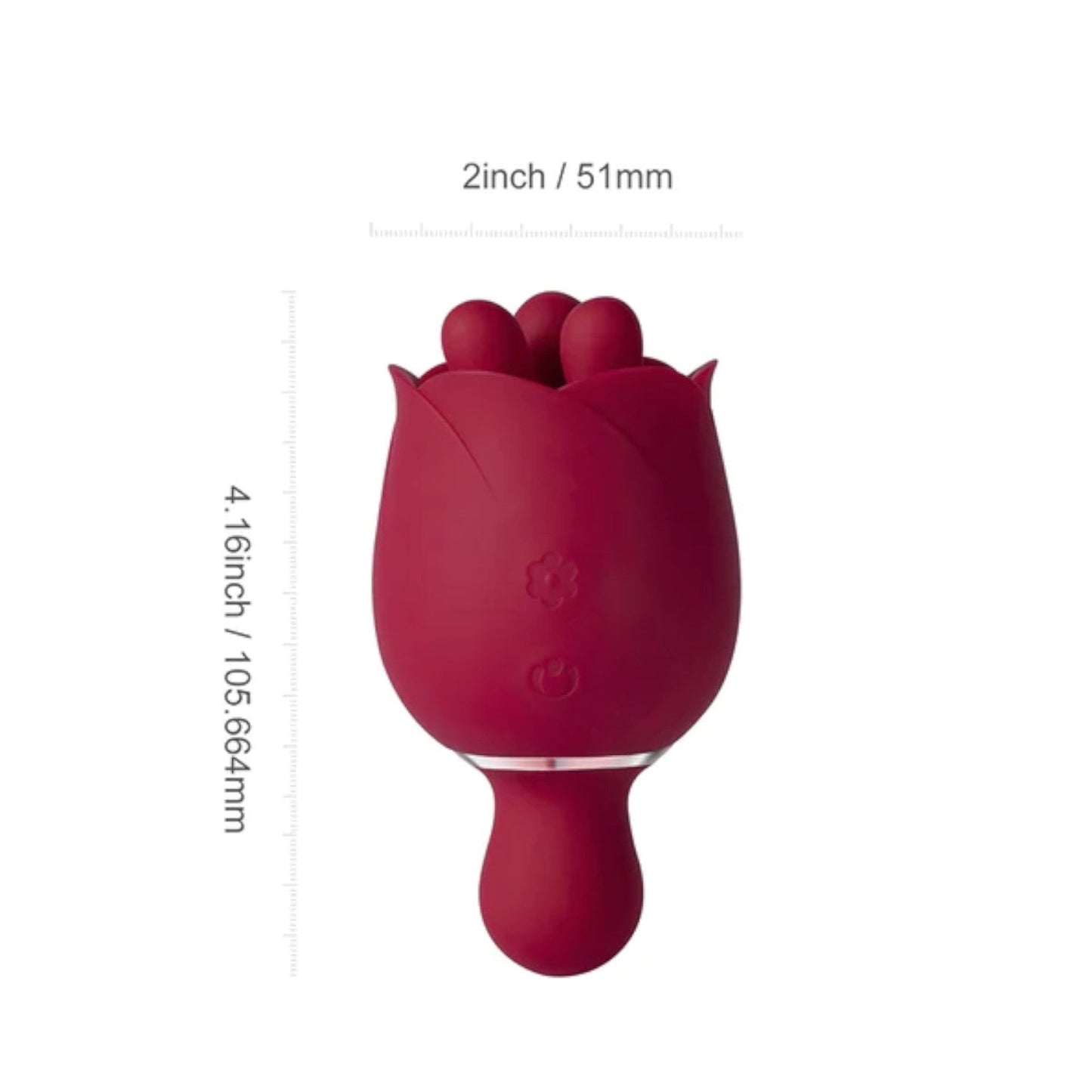 Honey Play Box Rosewyn Rotating Rose Toy Vibrator & Pinpoint Stimulator