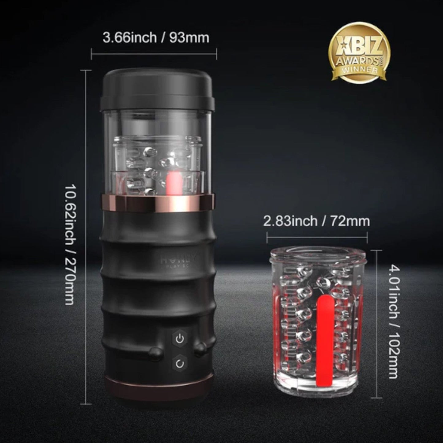 Honey Play Box?WARRIOR Auto Thrusting Stroker Automatic Masturbator (XBIZ Winner)