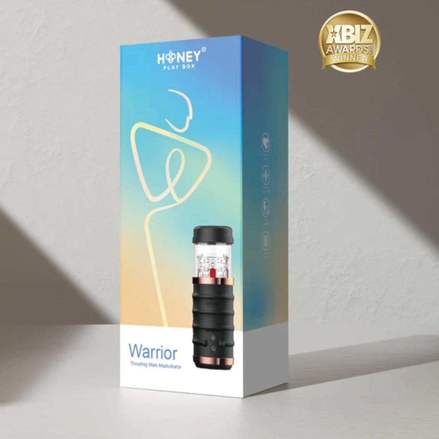Honey Play Box?WARRIOR Auto Thrusting Stroker Automatic Masturbator (XBIZ Winner)