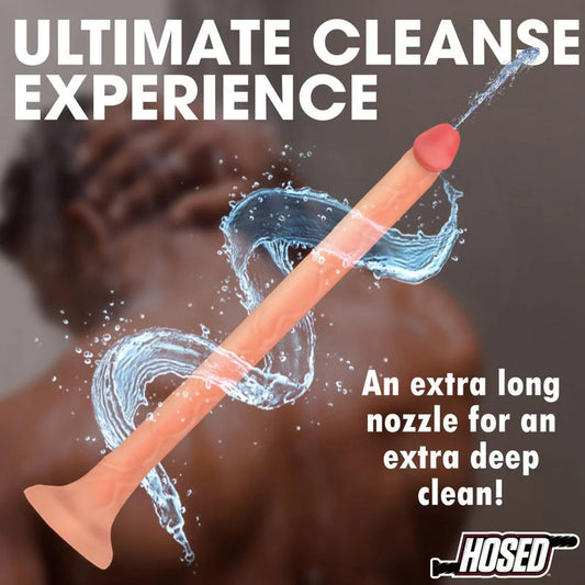 Hosed 12 Inch Slim Silicone Enema Hose