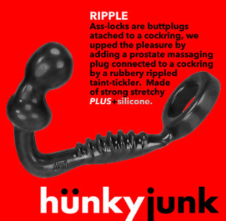 Oxballs Hunkyjunk RIPPLE Asslock Tar [Limited Time Offer]