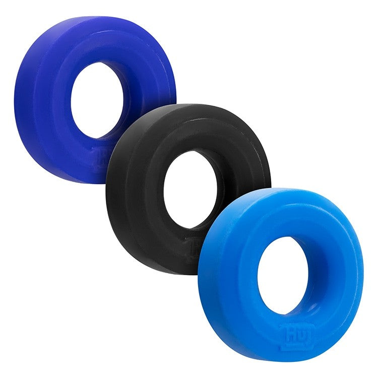 Oxballs Hunkyjunk Huj3 Plus Silicone C-Ring 3-Pack
