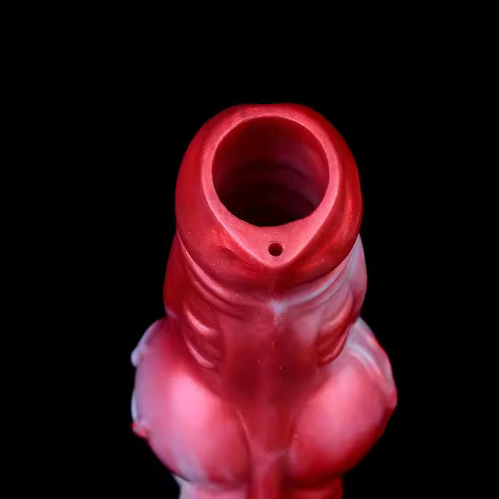 Hyena Knotted Open Ended Squirting Fantasy Penis Sheath