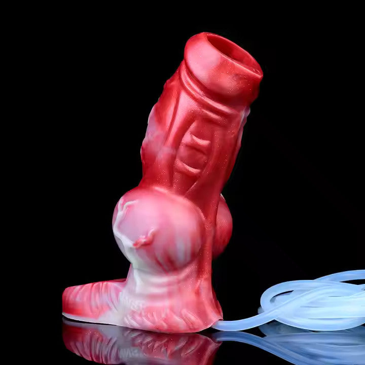 Hyena Knotted Open Ended Squirting Fantasy Penis Sheath