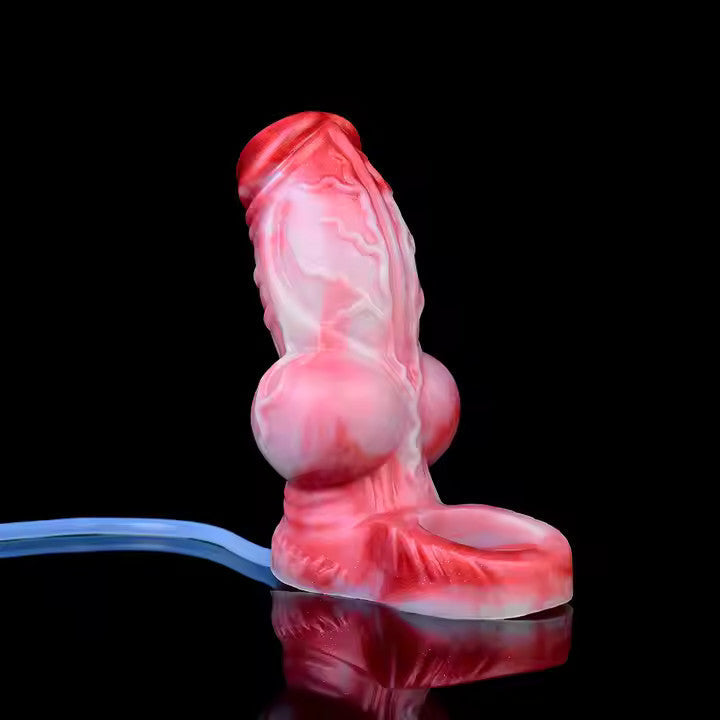 Hyena Knotted Open Ended Squirting Fantasy Penis Sheath
