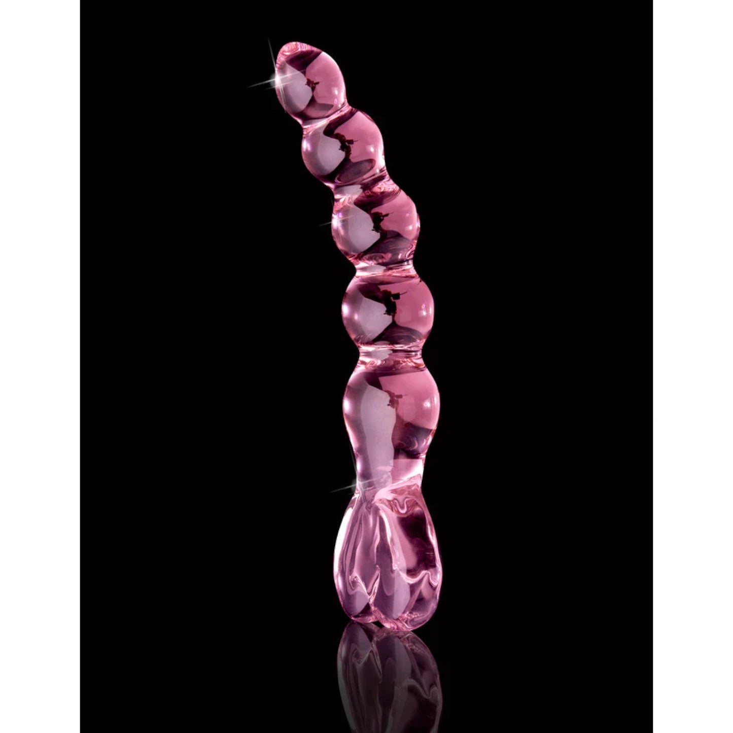 Icicles No. 43 Beaded Hand Blown Glass Massager