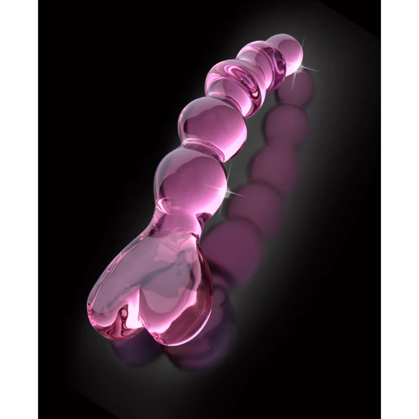 Icicles No. 43 Beaded Hand Blown Glass Massager