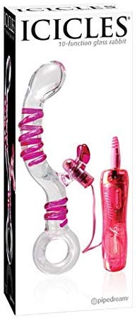 Icicles No. 16 10-Function Vibrating Glass Rabbit (Limited Period Sale*)