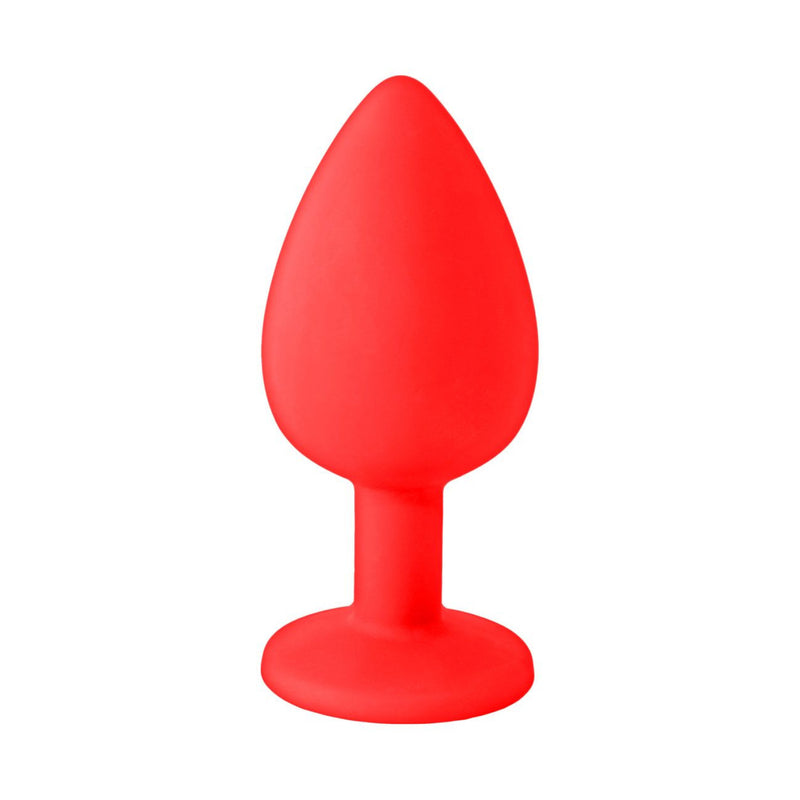 Icon 9¡¯s Booty Calls Fuck Yeah Silicone Butt Plug Red (The Plug With A Message)
