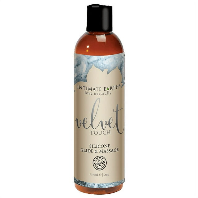 Intimate Earth Velvet Touch Silicone Glide and Massage With Shiitake Extract 120 ML 4 FL OZ (Pre-Order Item)