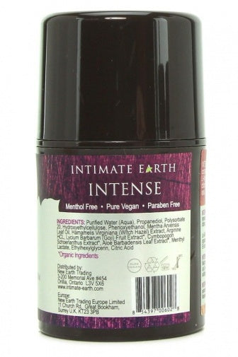 Intimate Earth Intense Clitoral Arousal Serum Gel Menthol-Free 30 ml