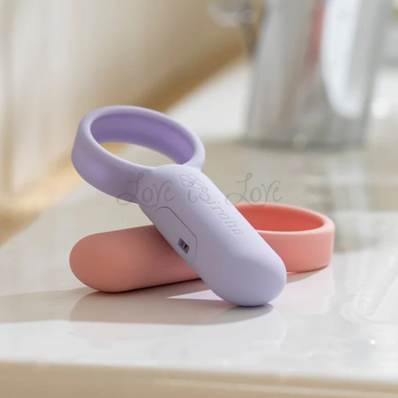 Iroha PaiRing Couple Vibrator Ring Coral Pink or Very Peri