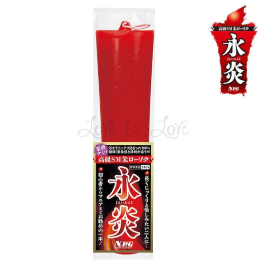 Japan NPG Low Temperature Luxury Crimson Candle 340 G