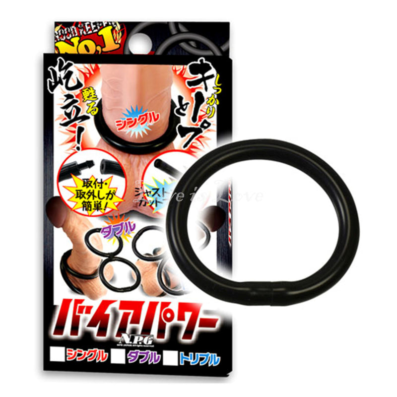Japan NPG Via Power Single Cock Ring