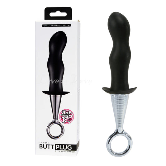 Japan NPG Silicone?Butt Plug B with Rigid Handle