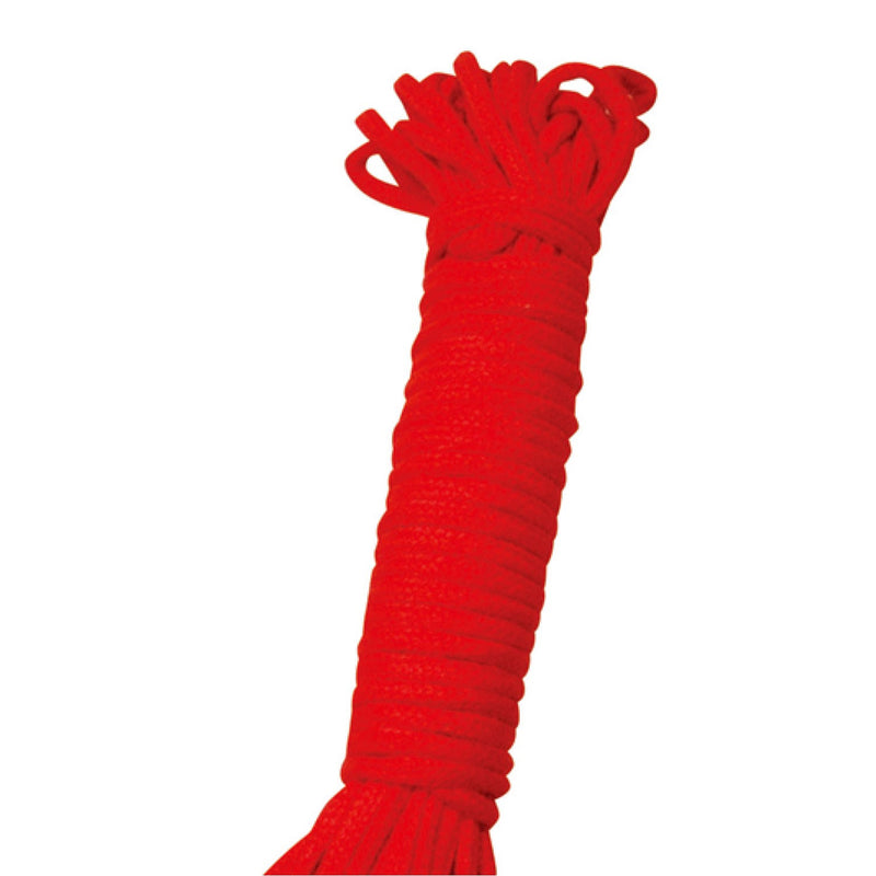 Japanese Soft Bondage Love Rope 20 Metre Red or Black (High Quality Cotton Rope)