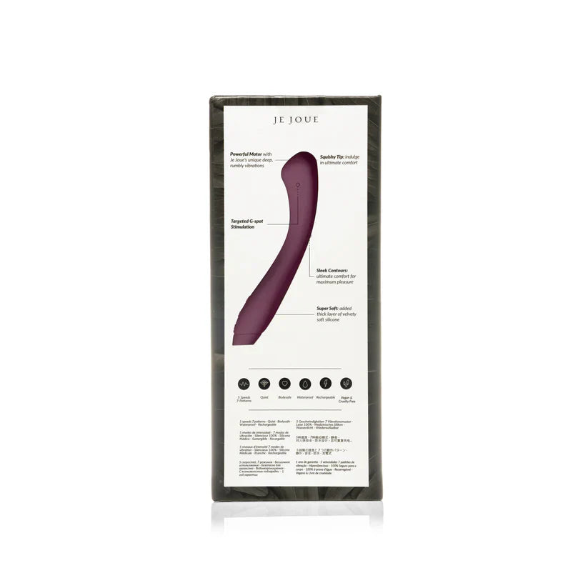 Je Joue Juno Sleek Silicone G-Spot Vibrator Purple