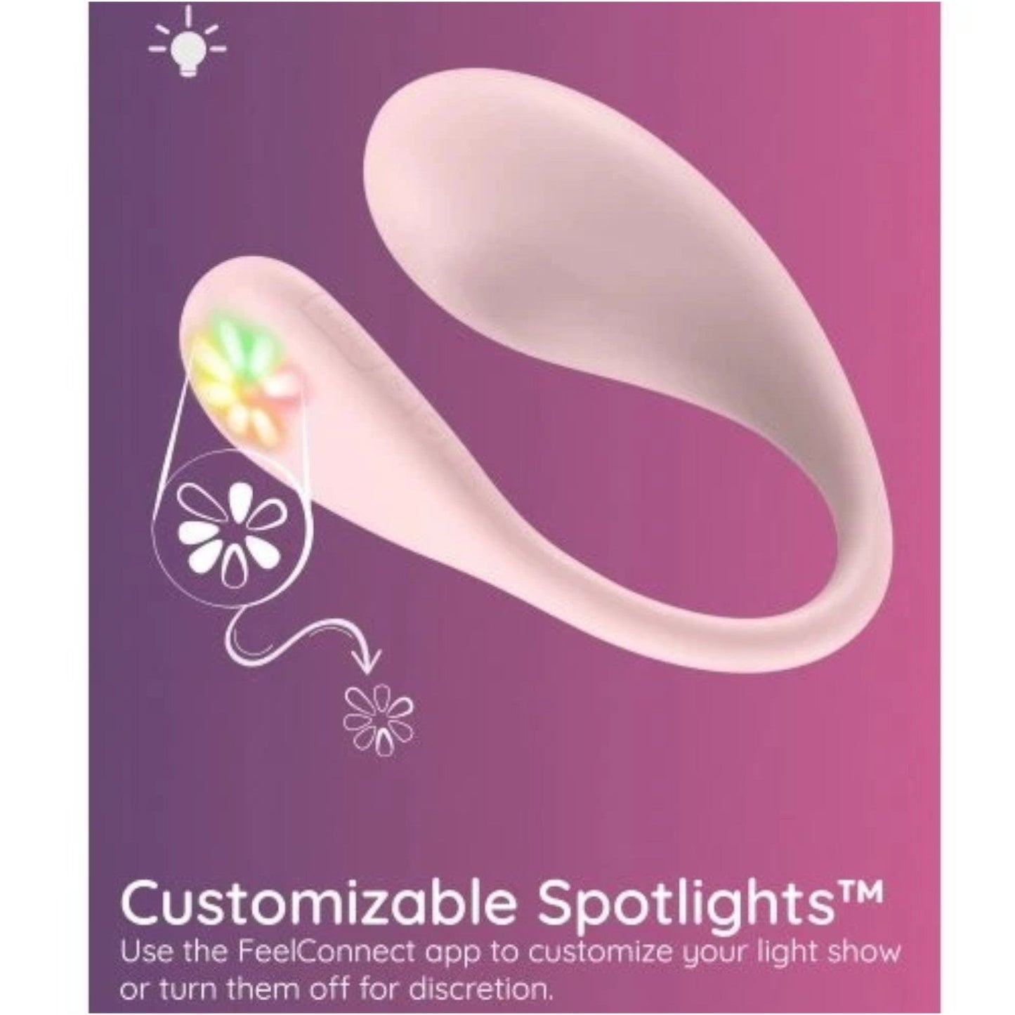 Kiiroo Kiss Me Pink Spot App-Controlled Wearable Interactive Vibrator