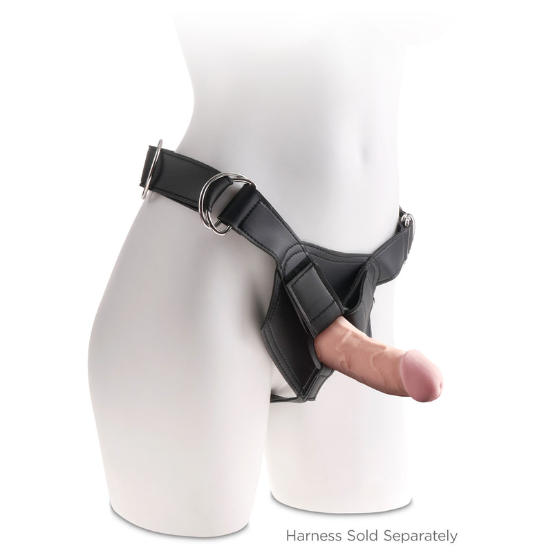 King Cock Plus Triple Density Cock 6 inch Light or Brown