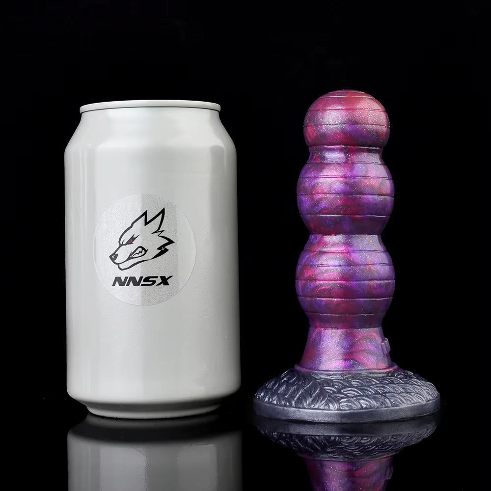 Klopp Phantom Fantasy Silicone Anal Bead Dildo with Suction Cup 4 Inch