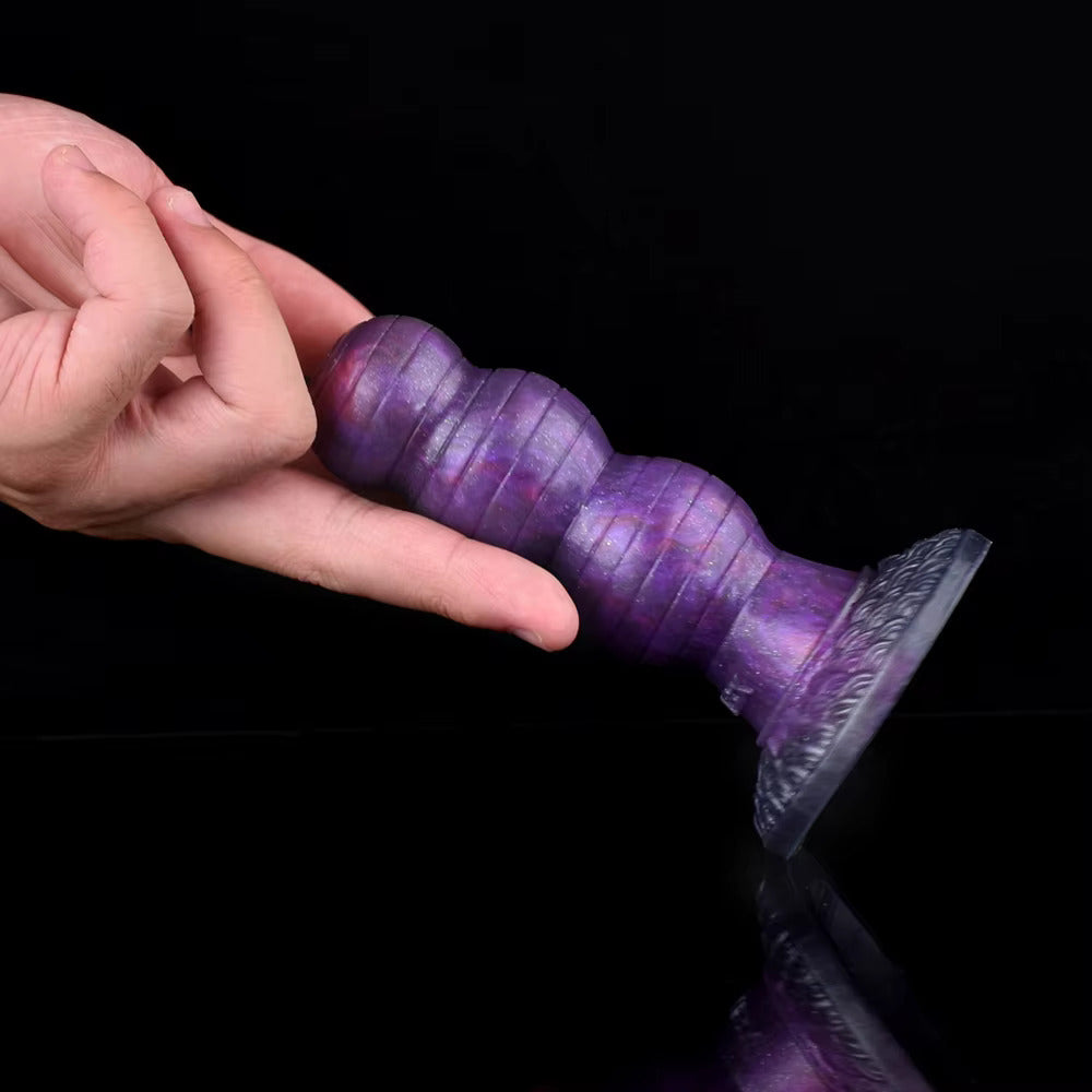 Klopp Phantom Fantasy Silicone Anal Bead Dildo with Suction Cup 4 Inch