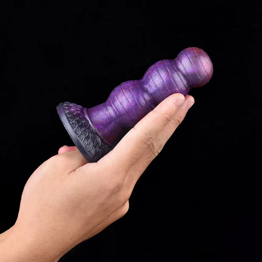 Klopp Phantom Fantasy Silicone Anal Bead Dildo with Suction Cup 4 Inch