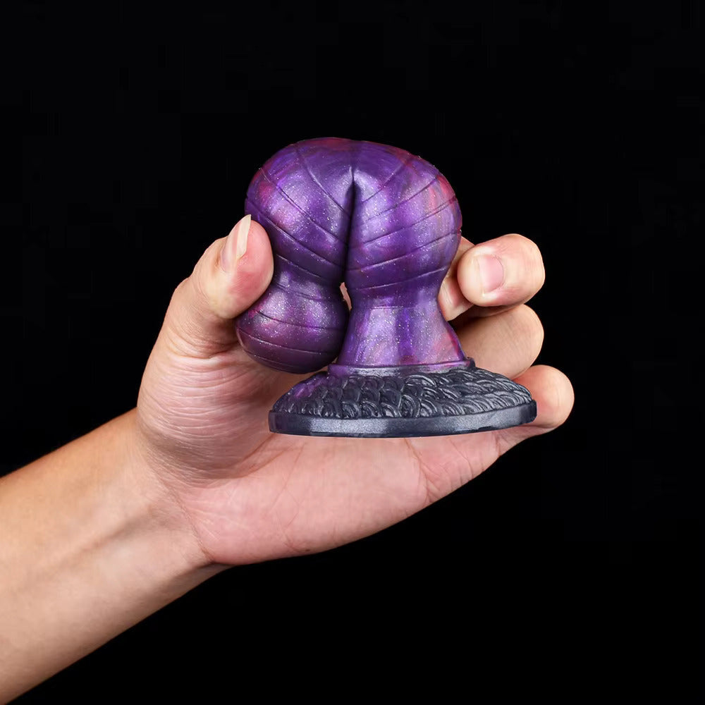 Klopp Phantom Fantasy Silicone Anal Bead Dildo with Suction Cup 4 Inch