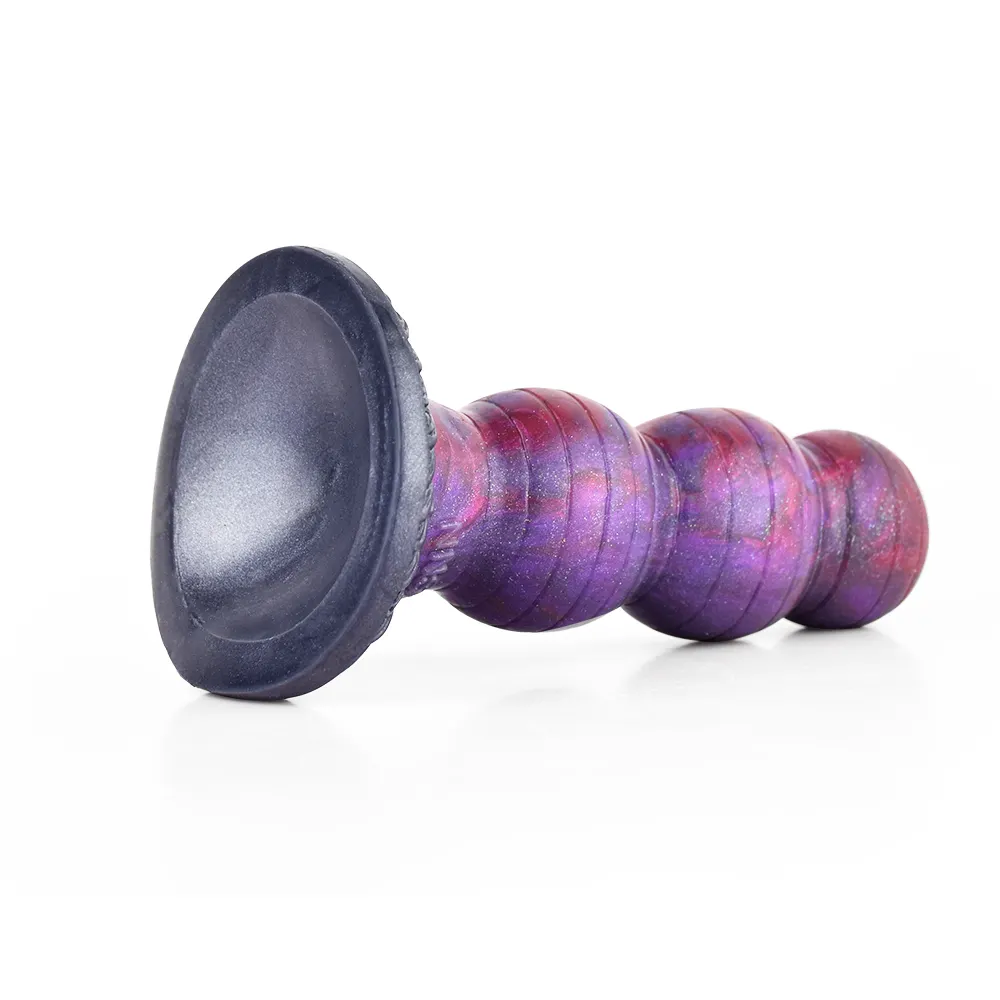 Klopp Phantom Fantasy Silicone Anal Bead Dildo with Suction Cup 4 Inch