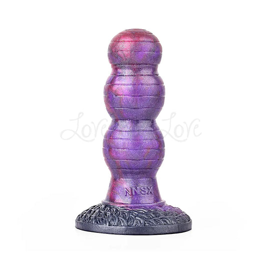 Klopp Phantom Fantasy Silicone Anal Bead Dildo with Suction Cup 4 Inch