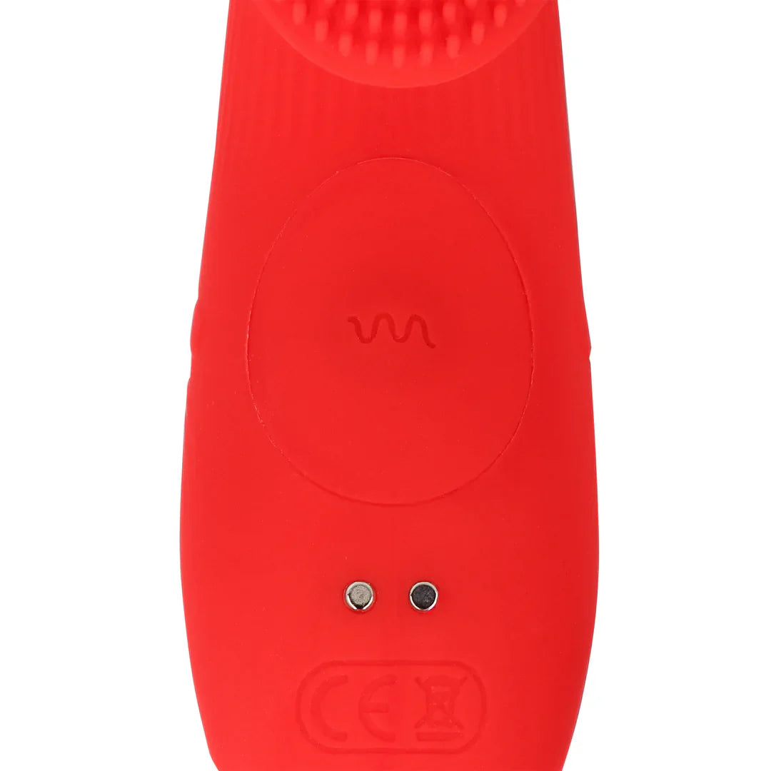 Shots LoveLine Textured Finger Vibrator Sunrise Red