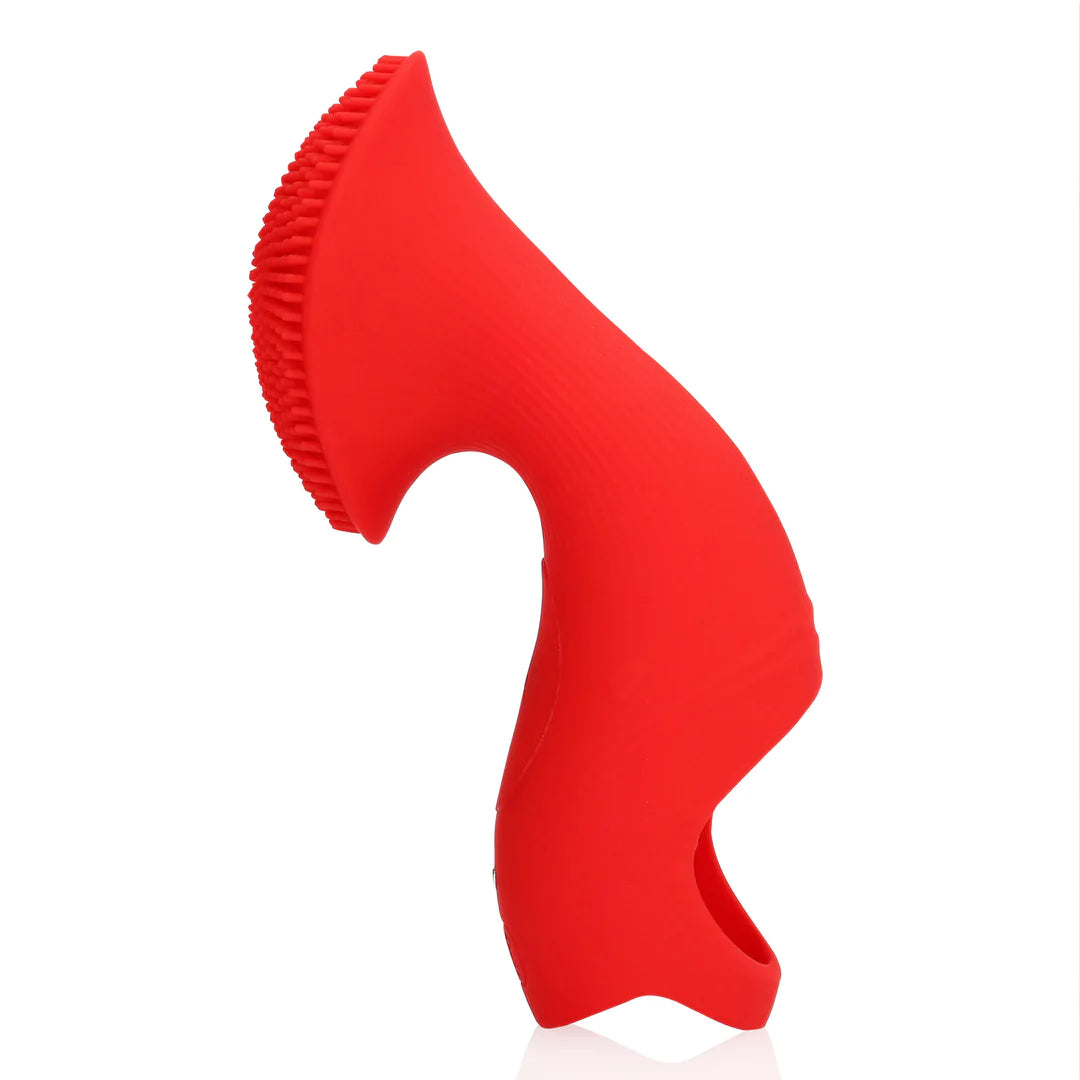 Shots LoveLine Textured Finger Vibrator Sunrise Red