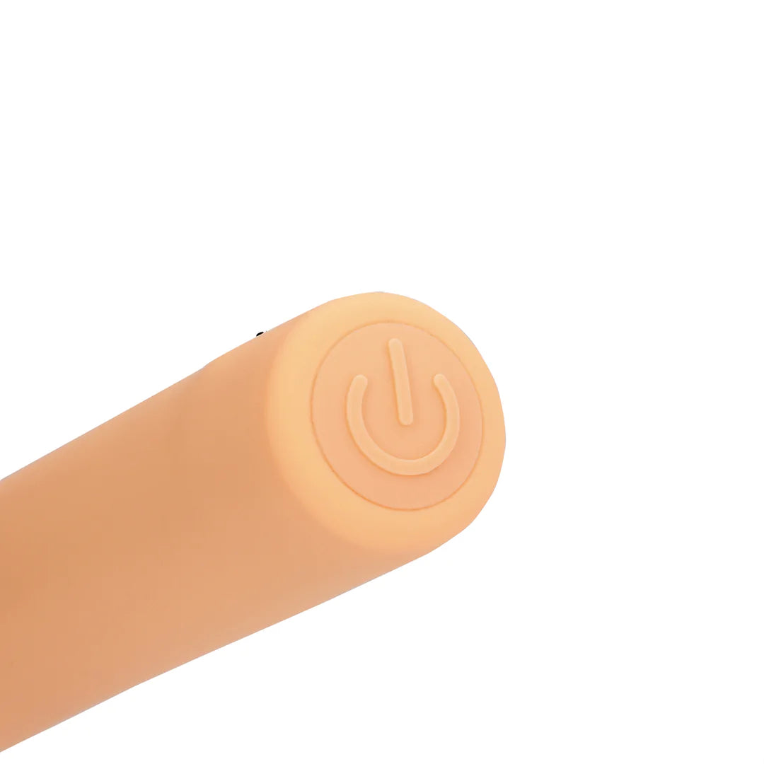 Shots LoveLine Fingering G-Spot Vibrator Peach Fuzz