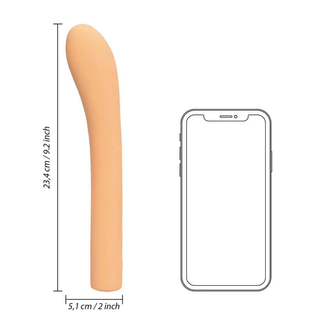 Shots LoveLine Fingering G-Spot Vibrator Peach Fuzz