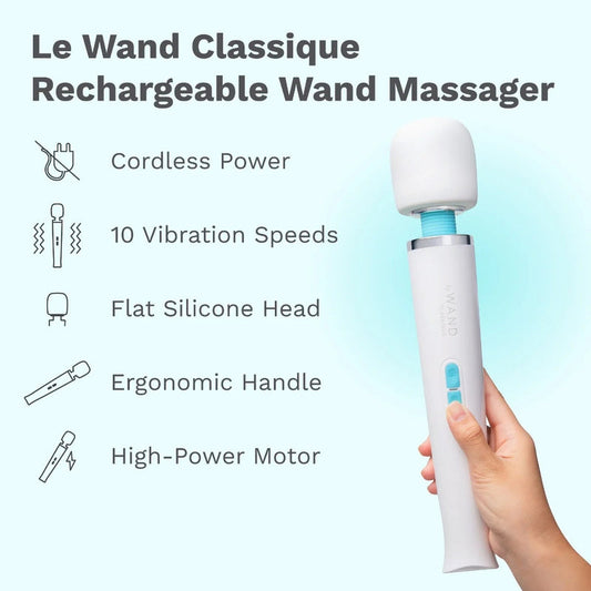 Le Wand Classique Cordless Original Rechargeable Waterproof Vibrating